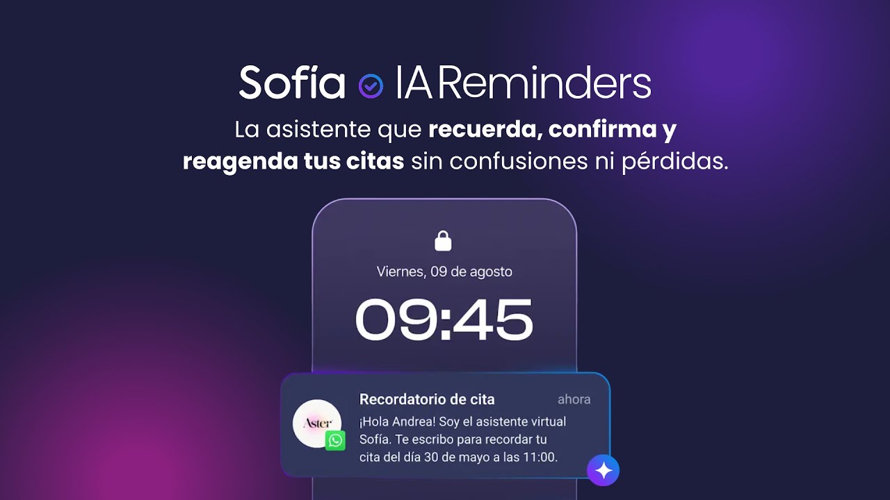 Sofía — AgendaPro AI reminders agent