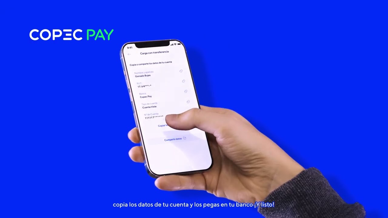Copec Pay — digital account and payments app