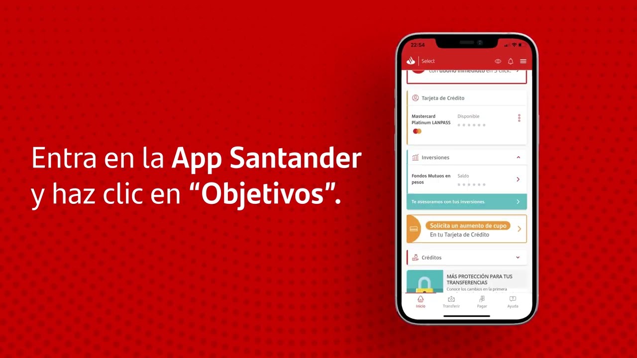 Reglas de Ahorro — Santander goals-based saving